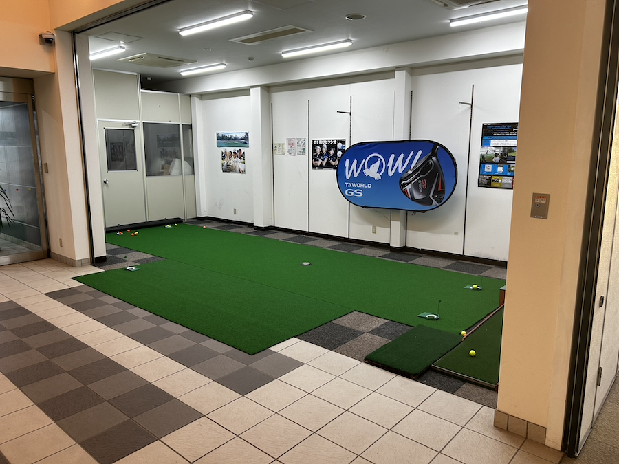 KSP彦根の広々としたメインパター部屋