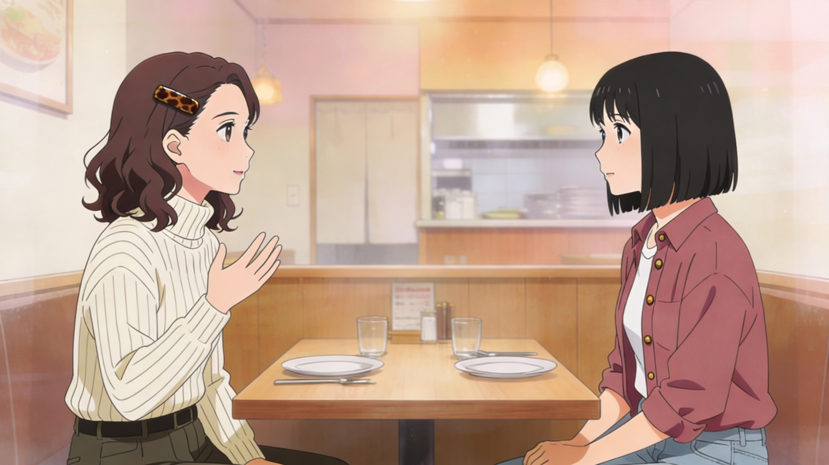 Two Friends' Lunch - ふたりのひるごはん — page 2 (JLPT Pre-N5)