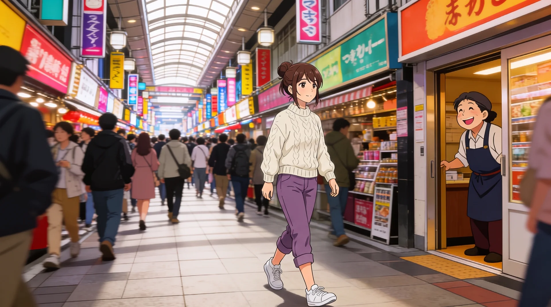 Haruka Trip to Osaka - ハルカ大阪旅行 — page 3 (JLPT N3)