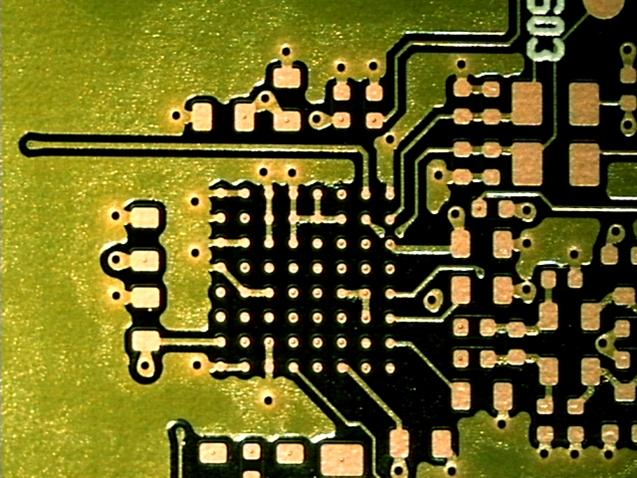 BGA Contacts 64_Pitch 0,8_Pad 0,3_Line/Space 0,15_Vias 0,3_Microvias 0,1 mm