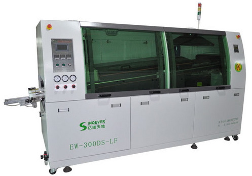 The Sinoever lead-free wave soldering machine operates at up to 270&deg;c