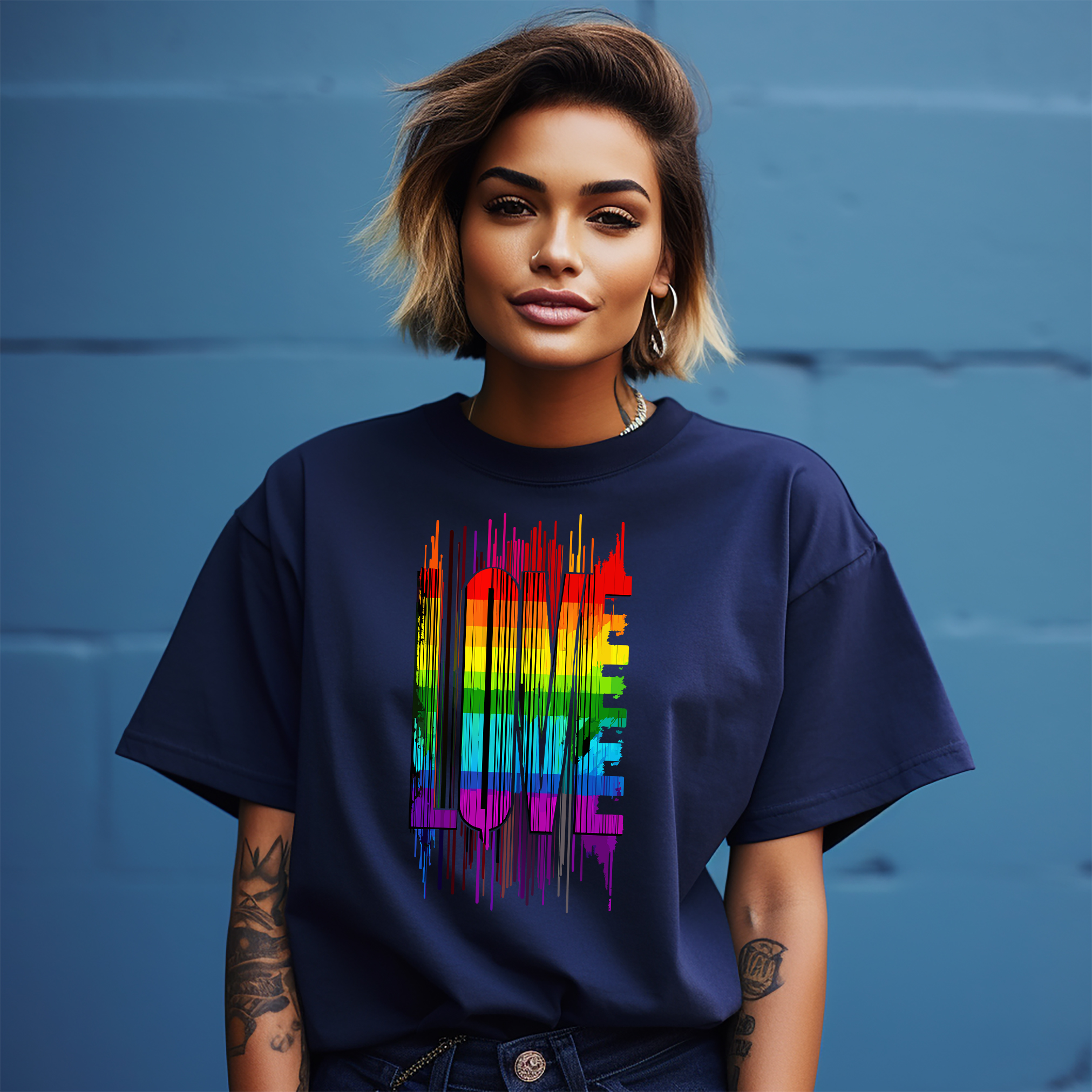 Pride_19 Love T-Shirt - Spread Love & Laughter! Funny pride t-shirt, Unisex Prin - Picture 15 of 46