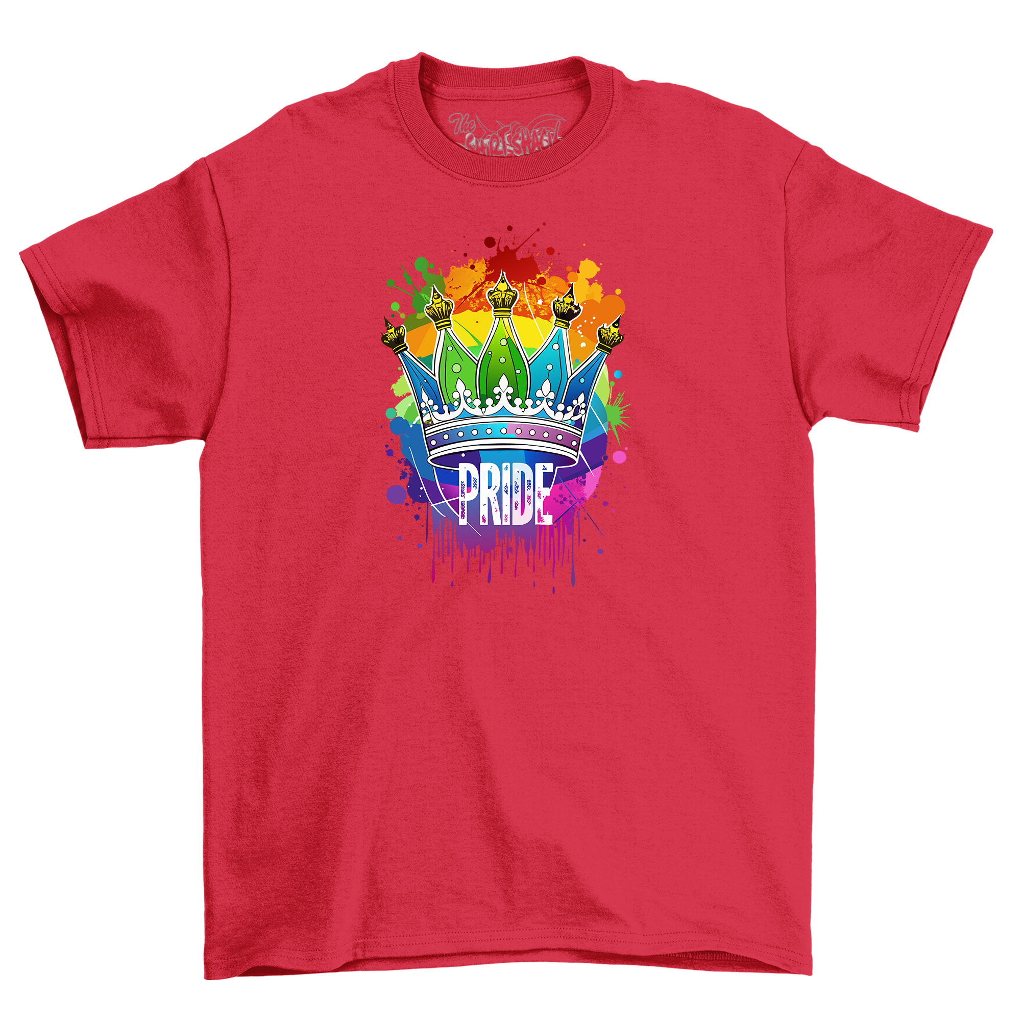 Pride_49 Rainbow Crown Funny T-shirt - Rule with Royalty! Vivid colors, Funny Un - Picture 33 of 46