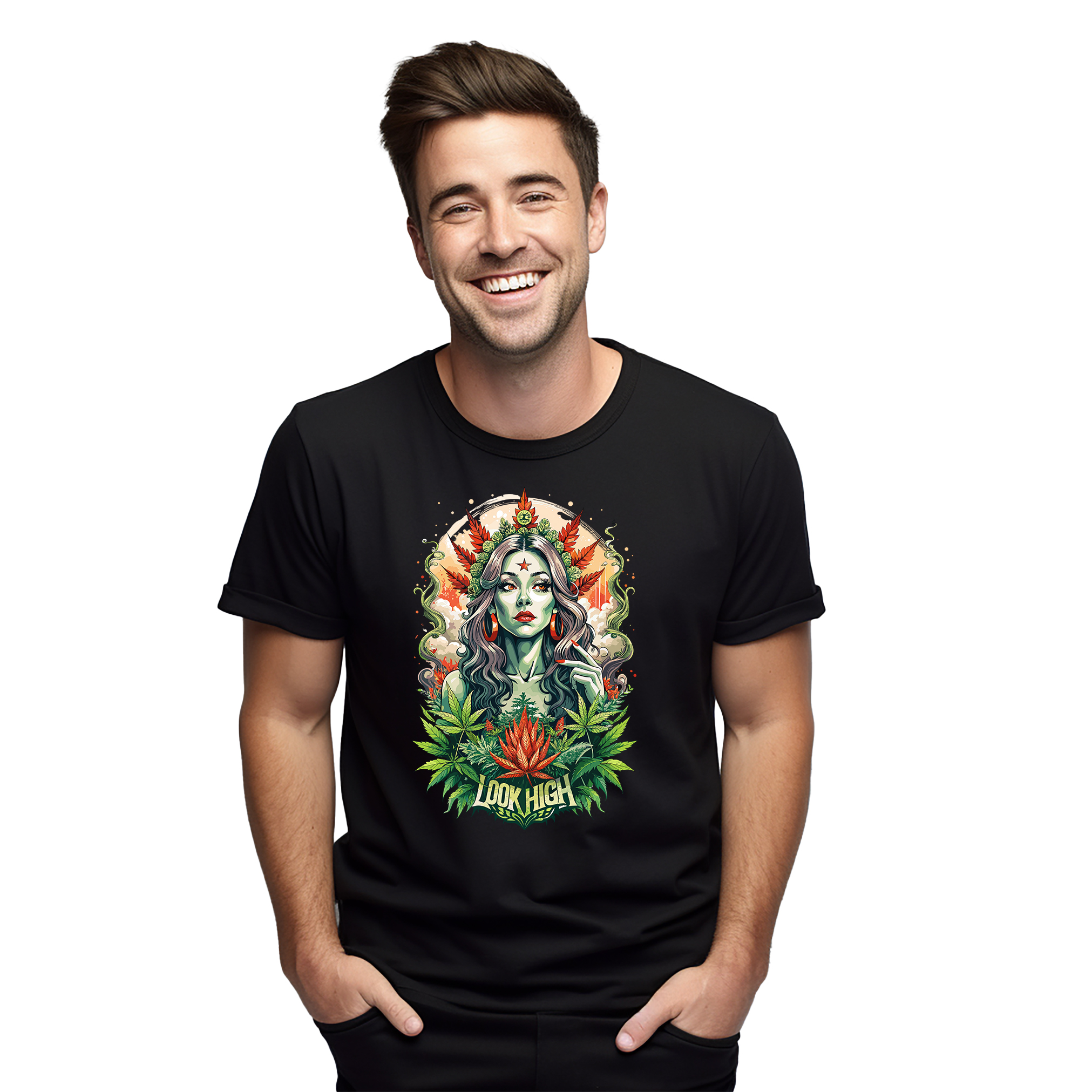 Weed Hemp_11 Women's T-shirt - High on Style! Funny design, Unisex, Perfect for - Picture 14 of 46