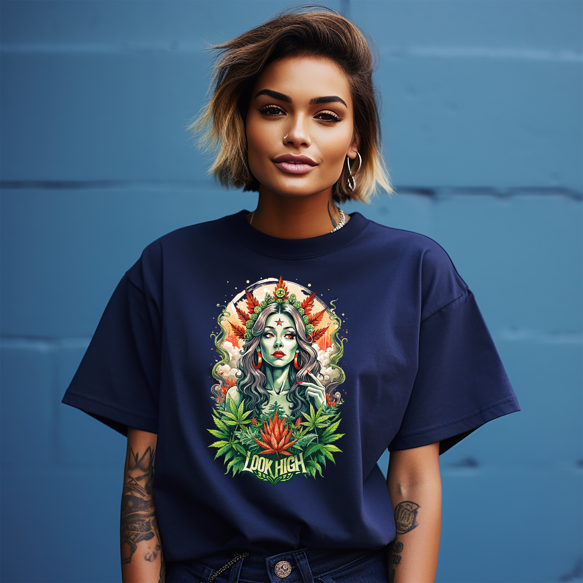 Weed Hemp_11 Women's T-shirt - High on Style! Funny design, Unisex, Perfect for - Picture 15 of 46