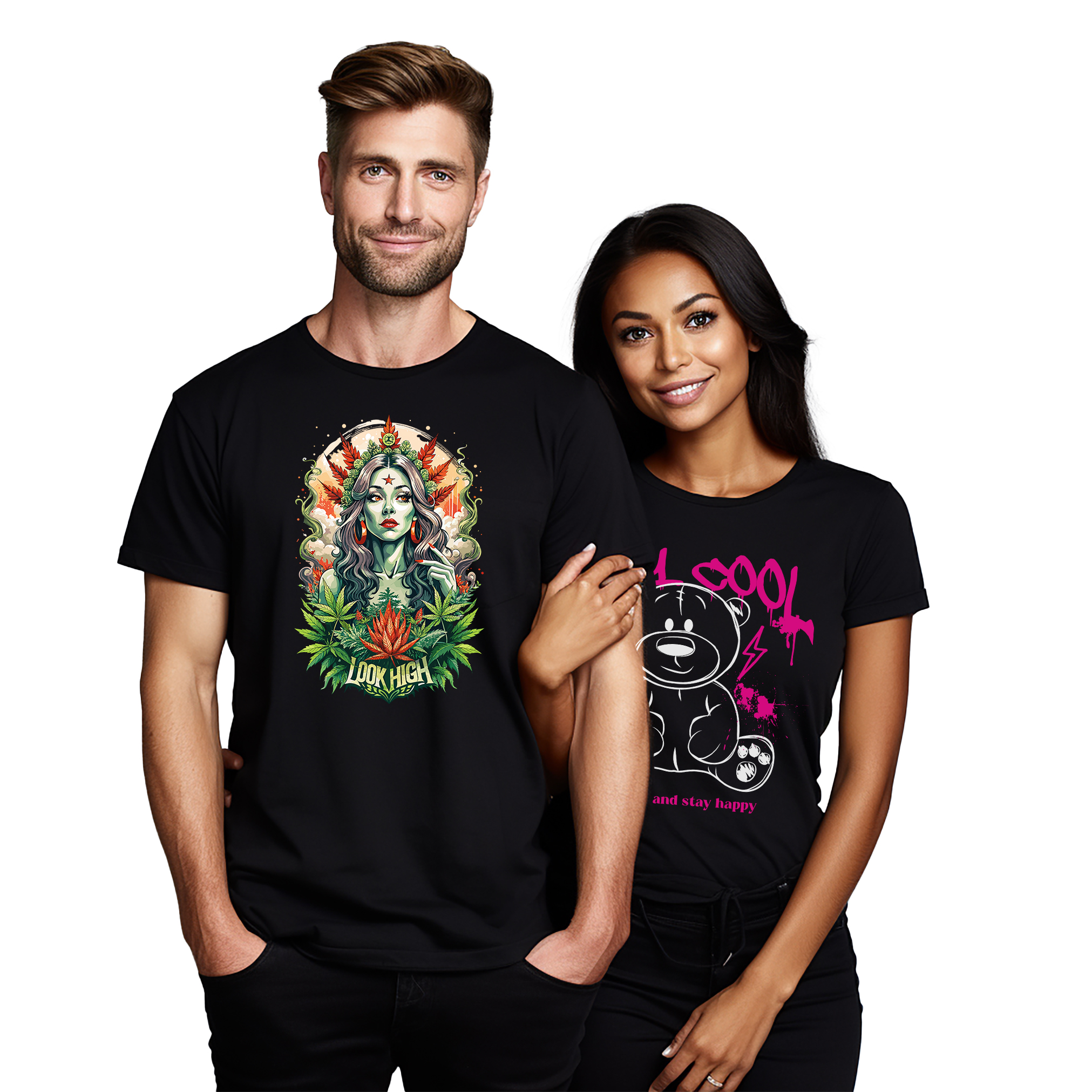 Weed Hemp_11 Women's T-shirt - High on Style! Funny design, Unisex, Perfect for - Picture 17 of 46