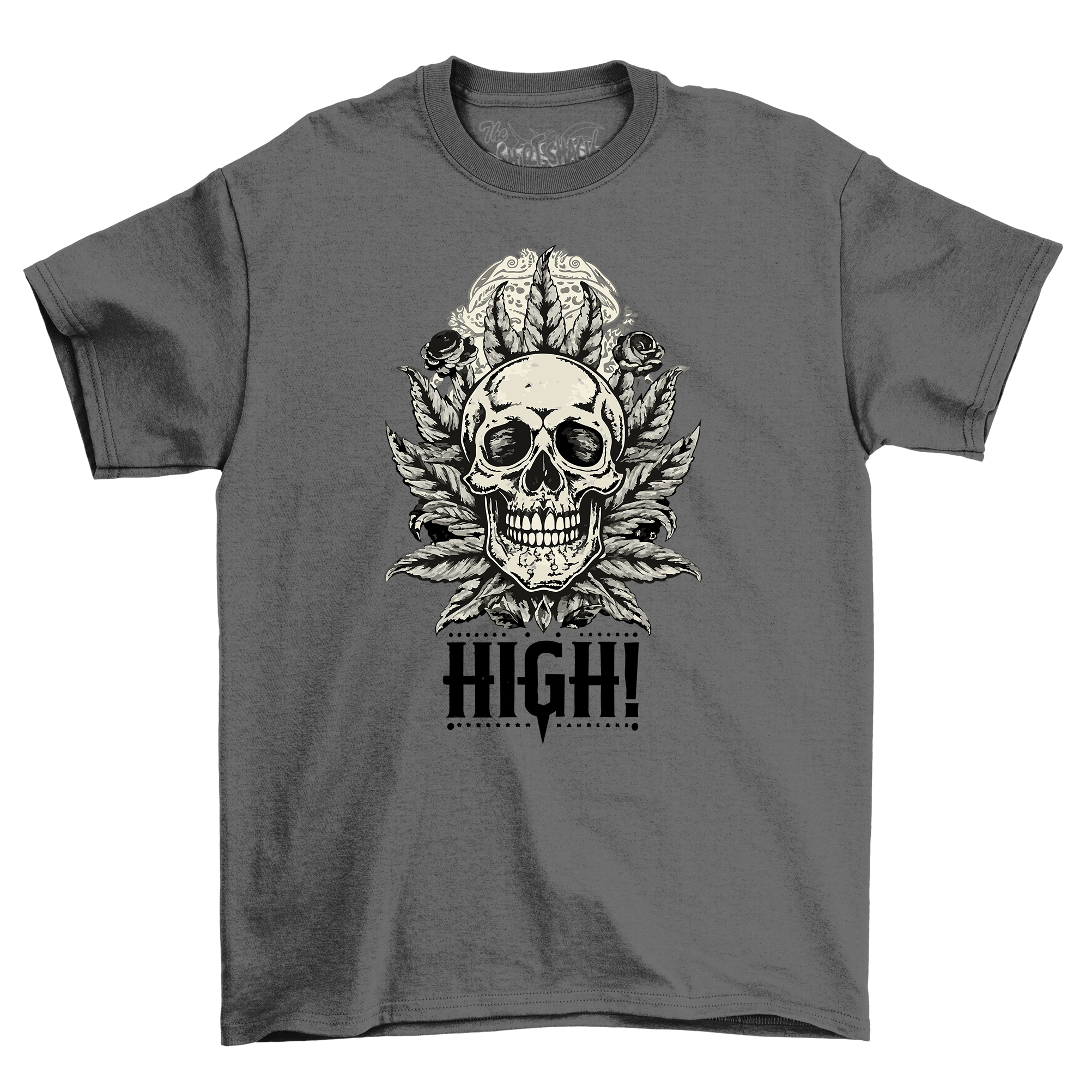 Weed Hemp_89: Camiseta Calavera y Hojas "Highway to Hemp" - Una Moda Alta y Laria - Imagen 17 de 40