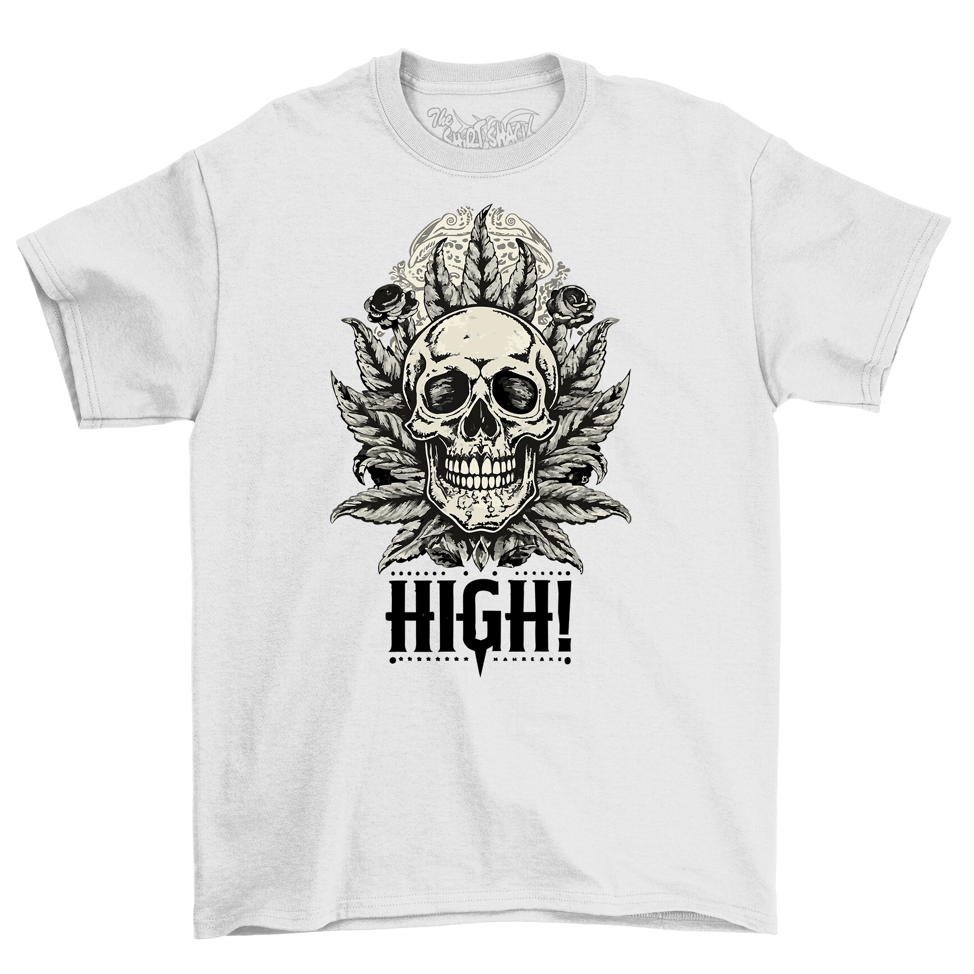 Weed Hemp_89: Camiseta Calavera y Hojas "Highway to Hemp" - Una Moda Alta y Laria - Imagen 35 de 40