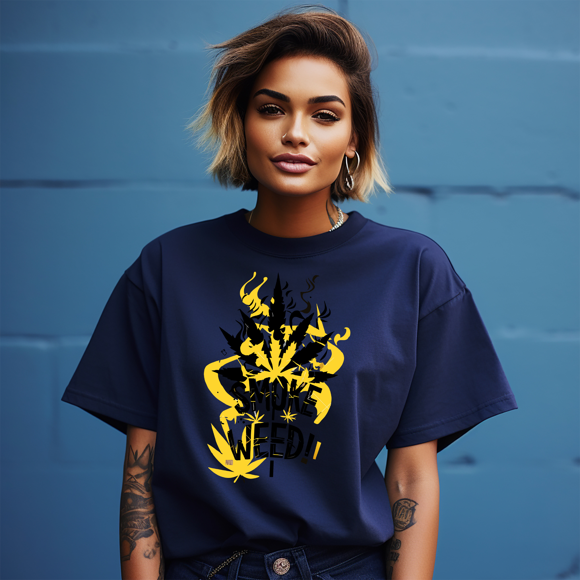 Camiseta "Weed Hemp_92" - ¡Abraza a tu hippie interior! 100 % algodón orgánico, unisex - Imagen 14 de 40