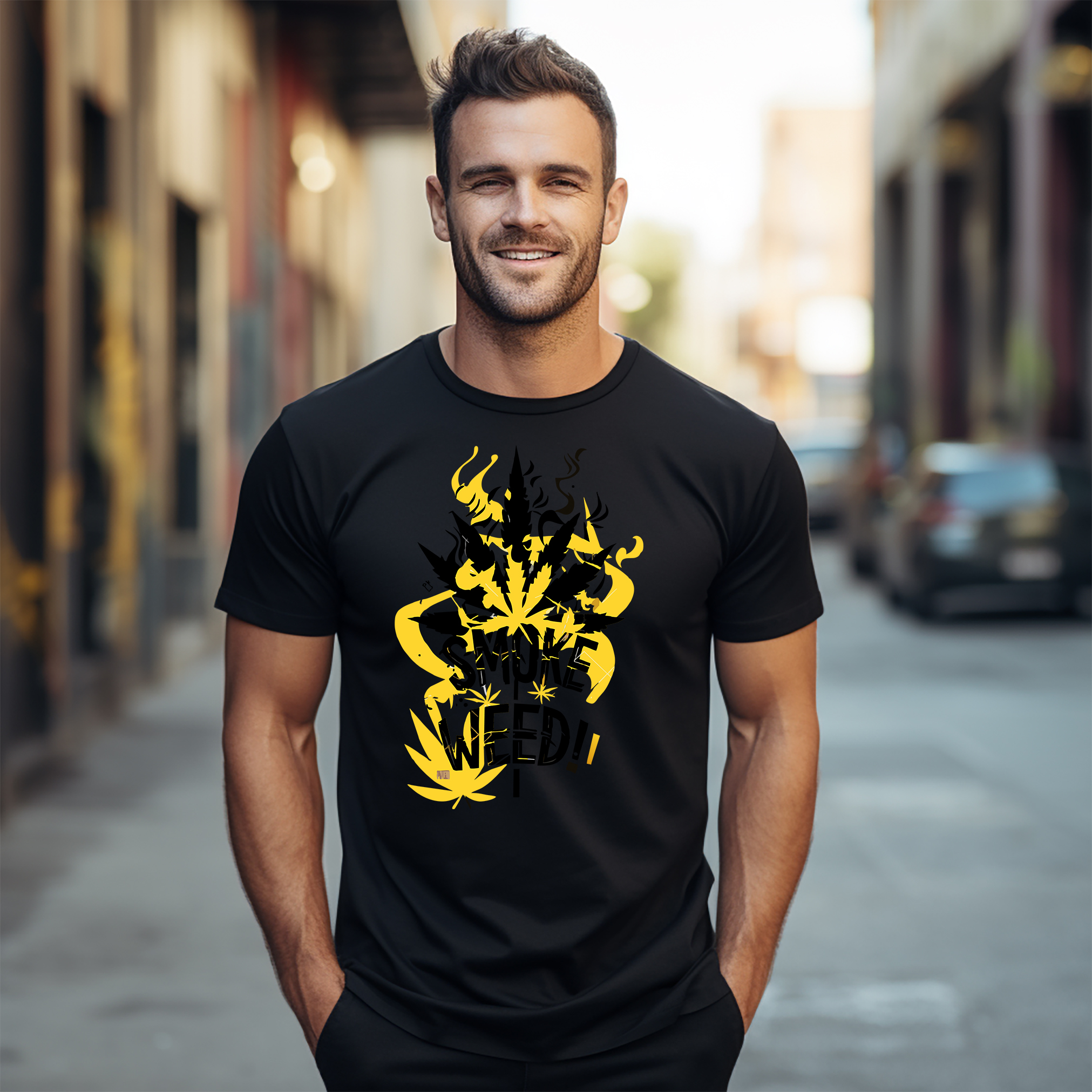 Camiseta "Weed Hemp_92" - ¡Abraza a tu hippie interior! 100 % algodón orgánico, unisex - Imagen 15 de 40