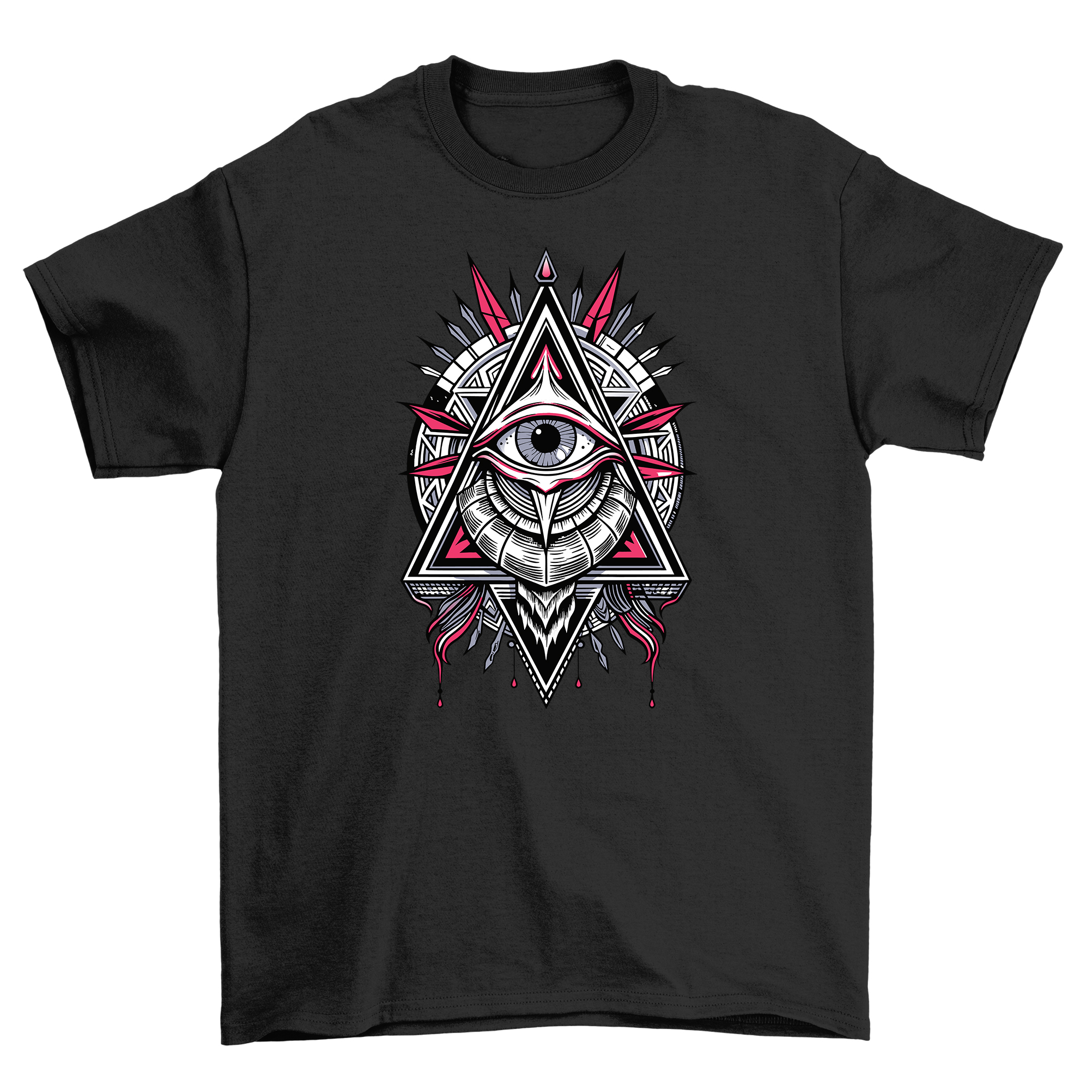 Camiseta Gothic_62 Illuminati Eye - ¡Divertida y Misteriosa! Diseño unisex, perfecto para - Imagen 12 de 46