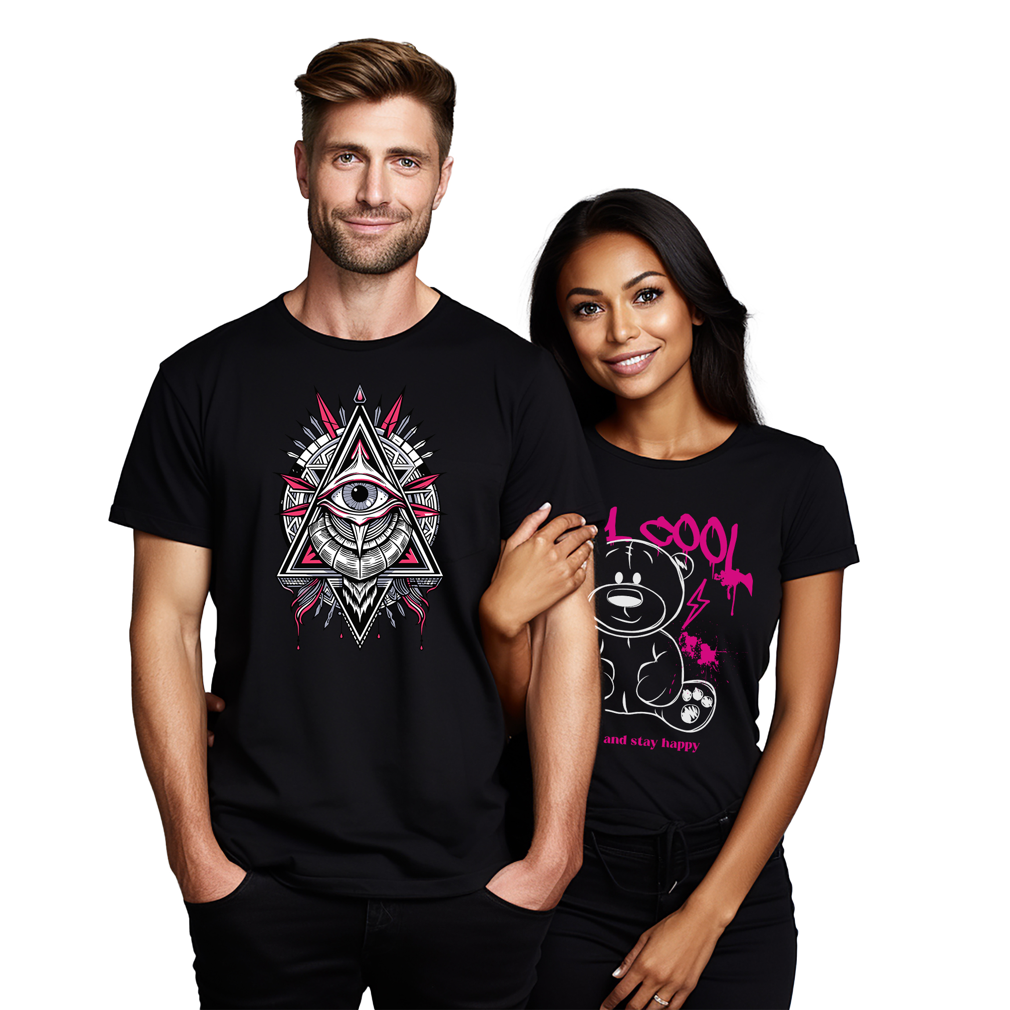 Camiseta Gothic_62 Illuminati Eye - ¡Divertida y Misteriosa! Diseño unisex, perfecto para - Imagen 17 de 46