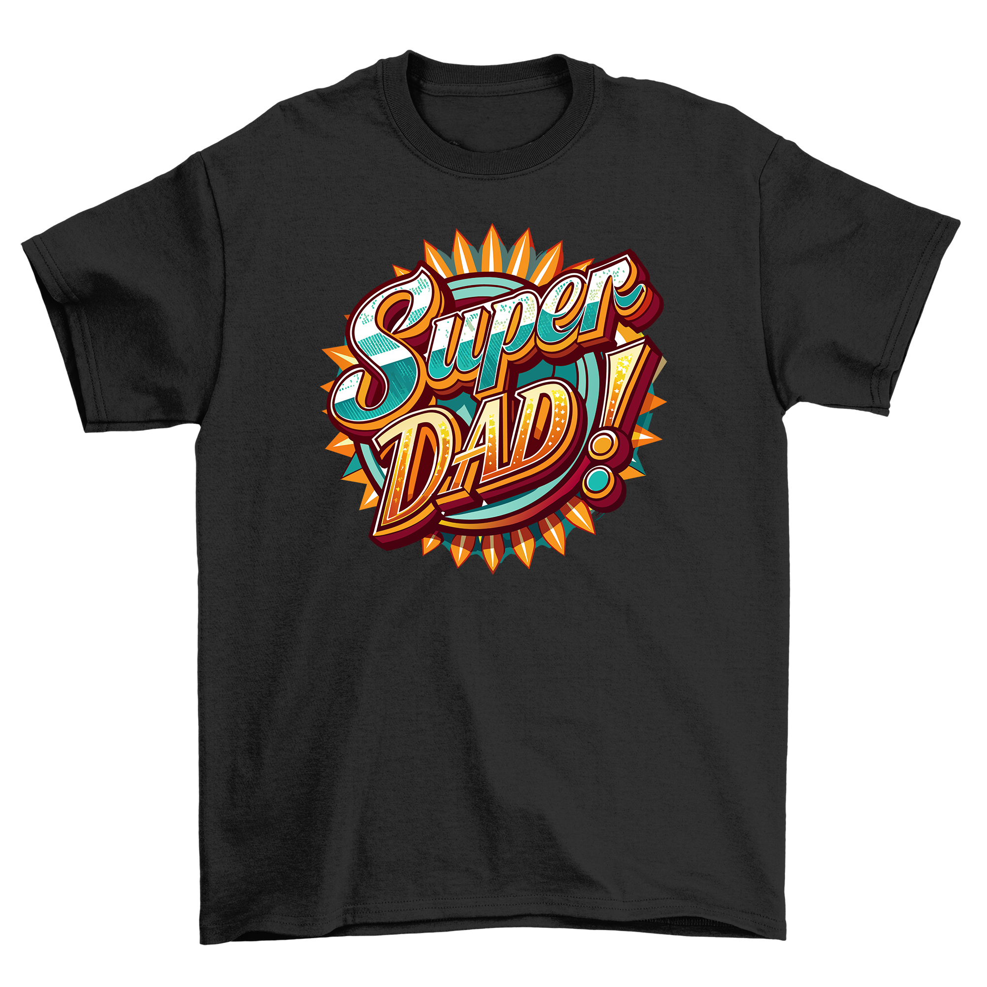 Camiseta gráfica de disco de superhéroe Super Dad - ¡Divertido regalo para el día del padre! Camiseta divertida, - Imagen 12 de 46