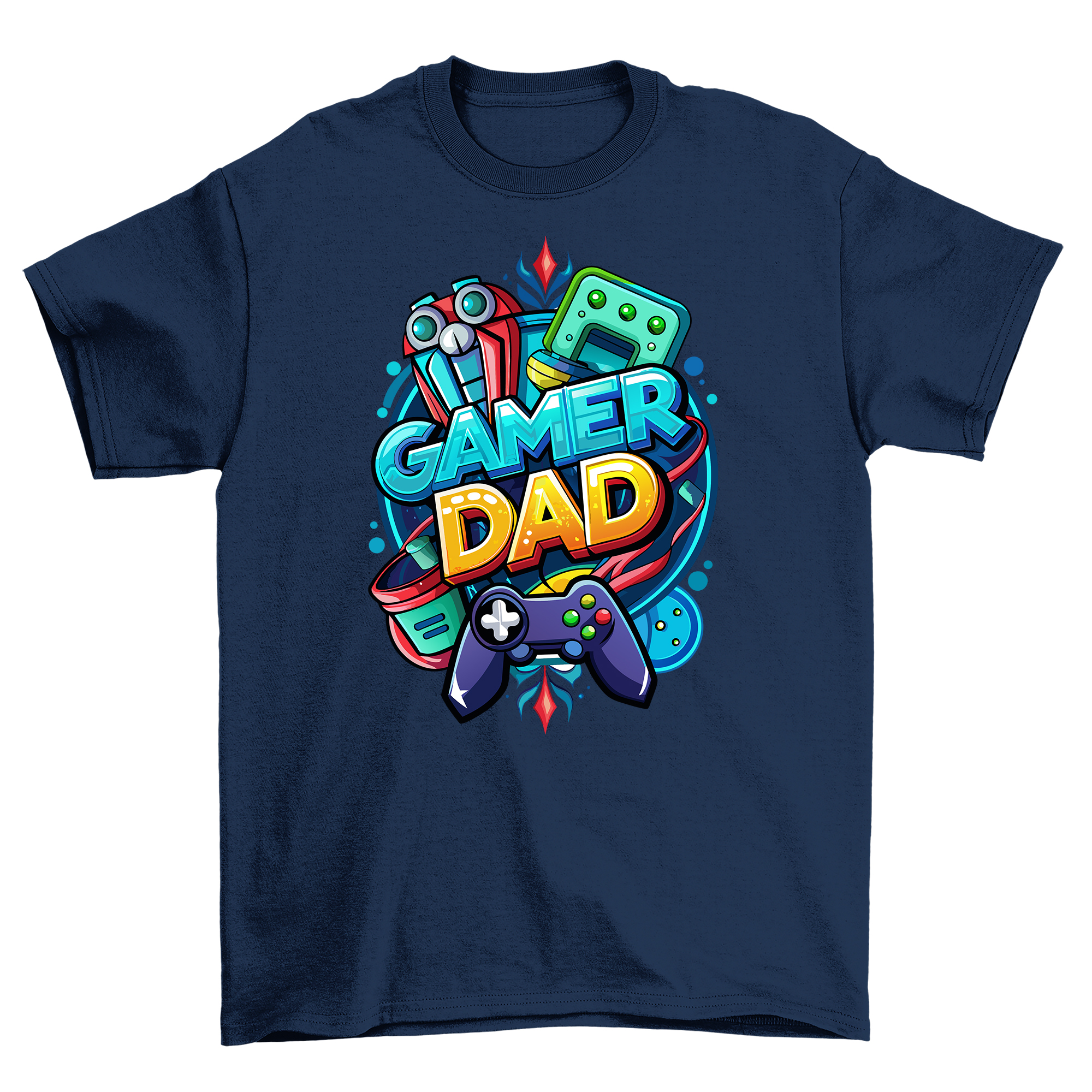 Camiseta Gamer Dad Superhéroe Controlador - ¡Impulsada por Amor y Café! Unleash you - Imagen 26 de 46