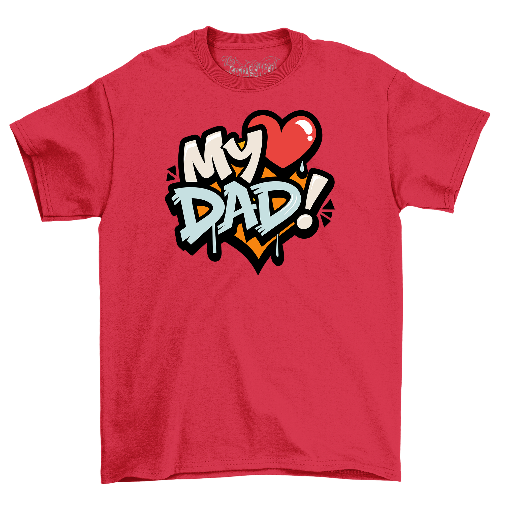 Camiseta "My Heart Dad" Día del Padre - ¡Sentida e Hilarante! 100 % algodón, Unis - Imagen 33 de 46