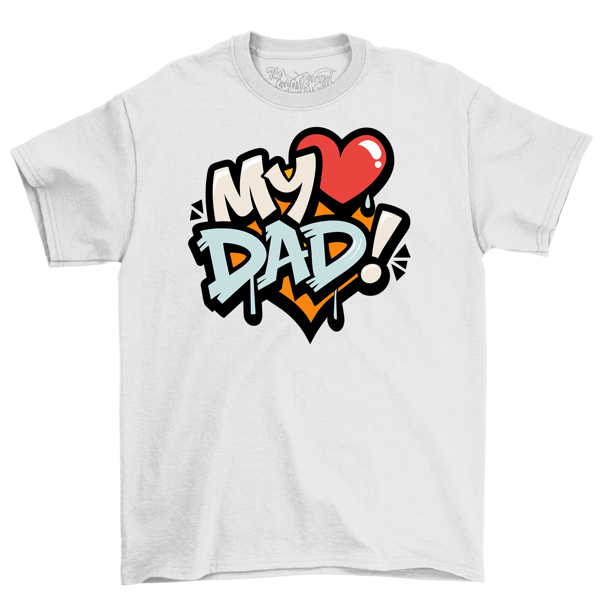 Camiseta "My Heart Dad" Día del Padre - ¡Sentida e Hilarante! 100 % algodón, Unis - Imagen 40 de 46