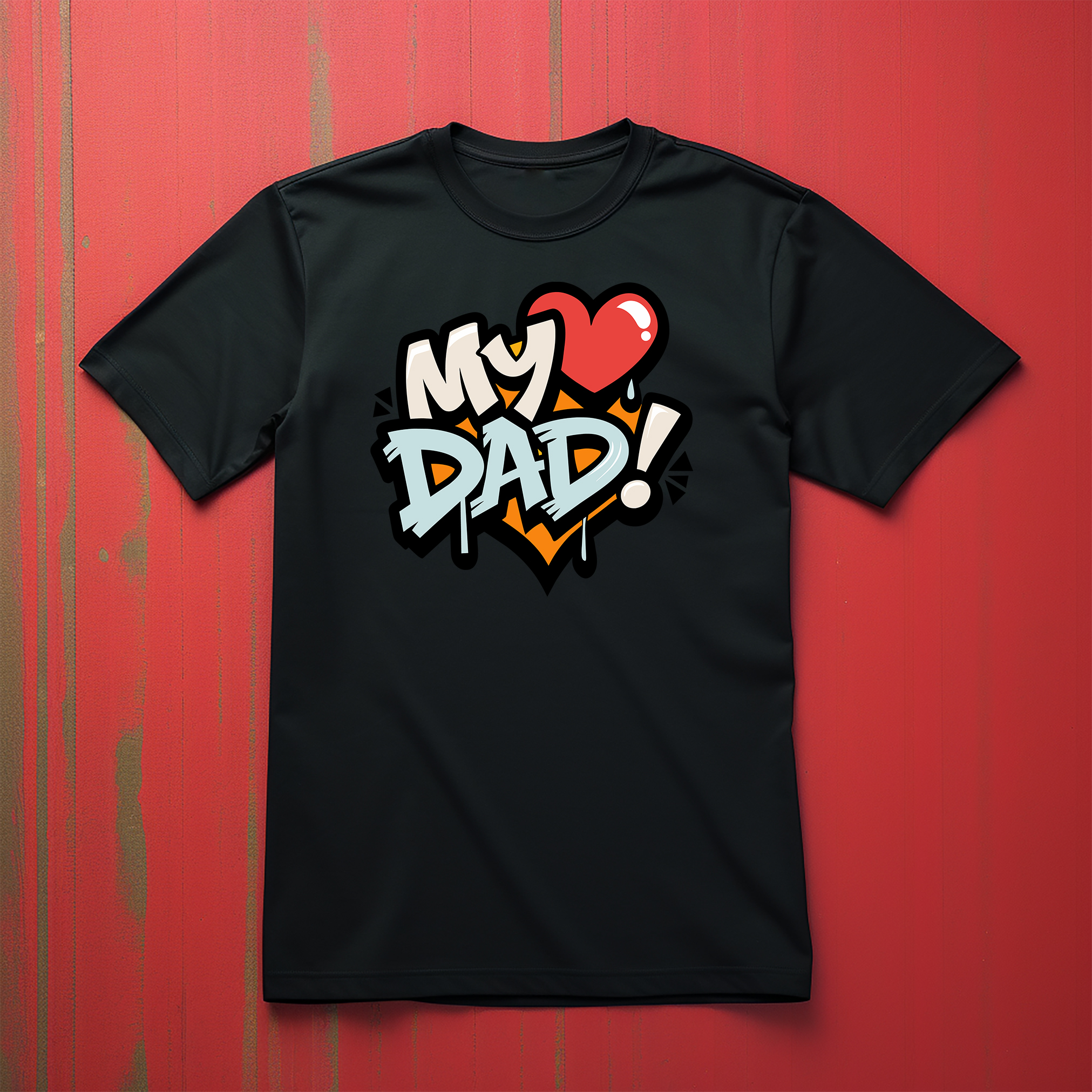 Camiseta "My Heart Dad" Día del Padre - ¡Sentida e Hilarante! 100 % algodón, Unis - Imagen 13 de 46