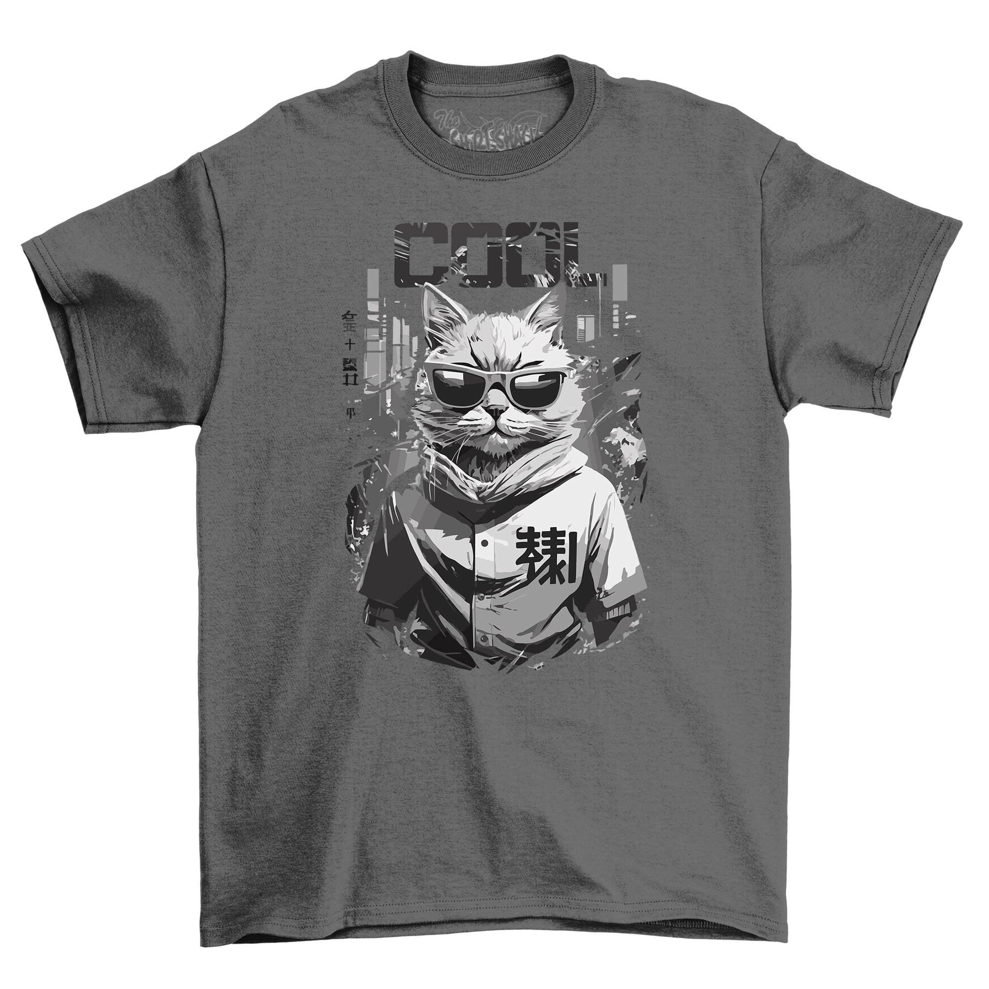 Cool Tokio Cat Camiseta Anime - Ronroneo - ¡Perfectamente Genial! Camiseta divertida con un gato en un sombrero D - Imagen 19 de 46