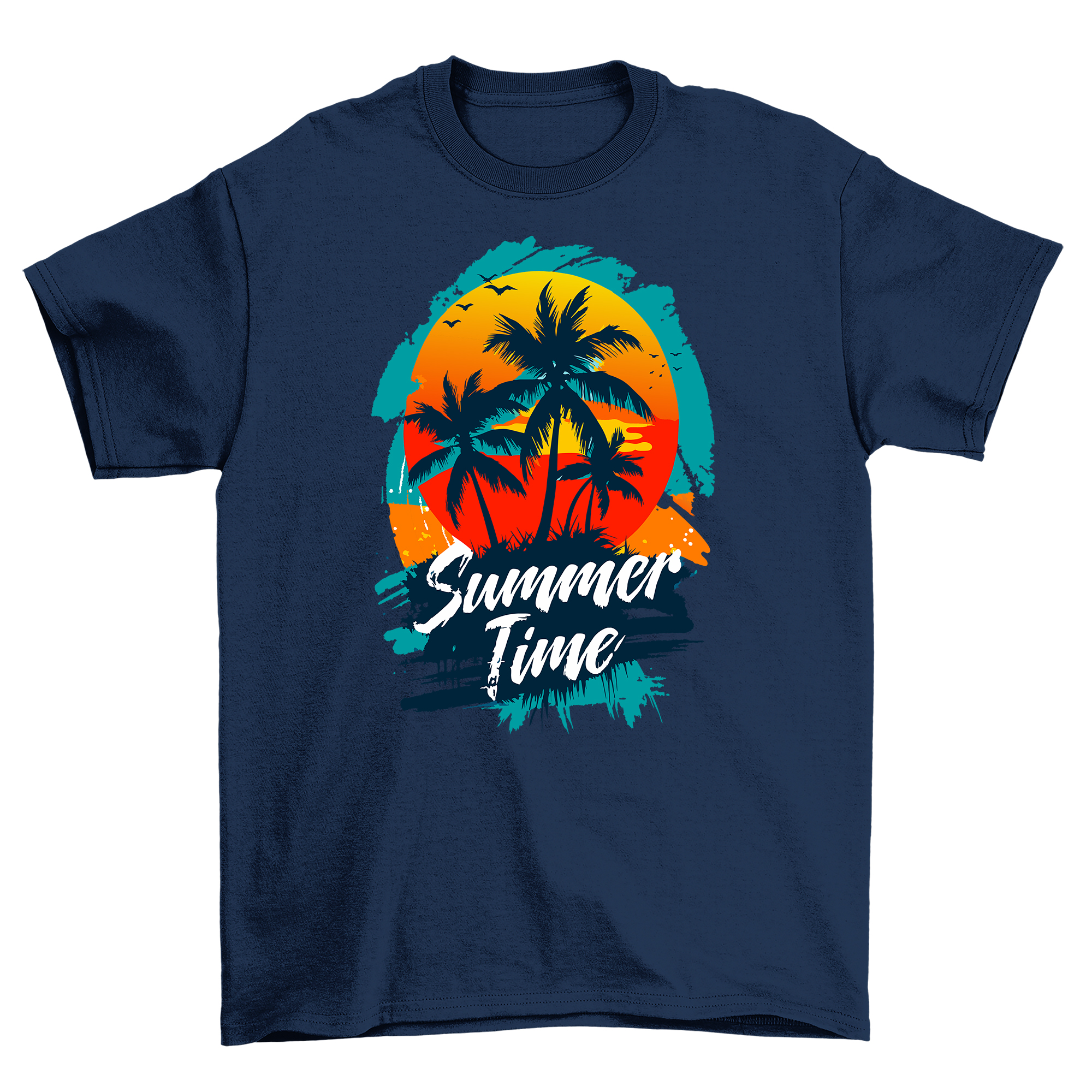 Verano_65 - Camiseta Sentir Palmeras, 100% Algodón, Divertida Camisa de Playa, Unisex Desi - Imagen 26 de 46