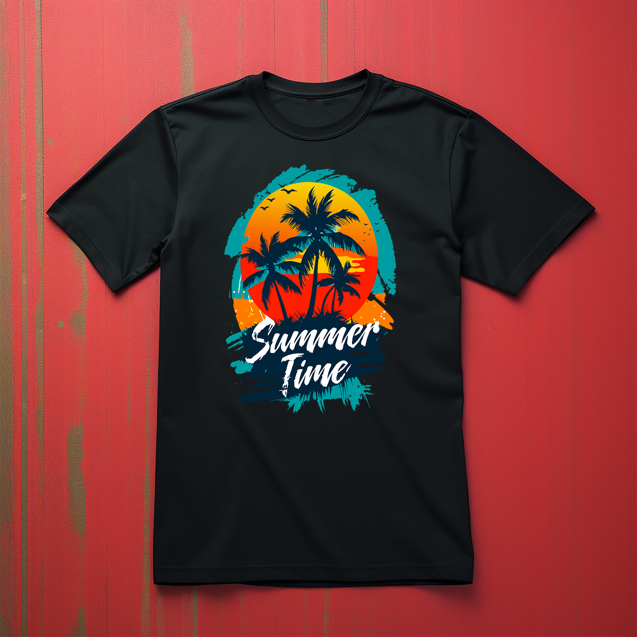Verano_65 - Camiseta Sentir Palmeras, 100% Algodón, Divertida Camisa de Playa, Unisex Desi - Imagen 13 de 46