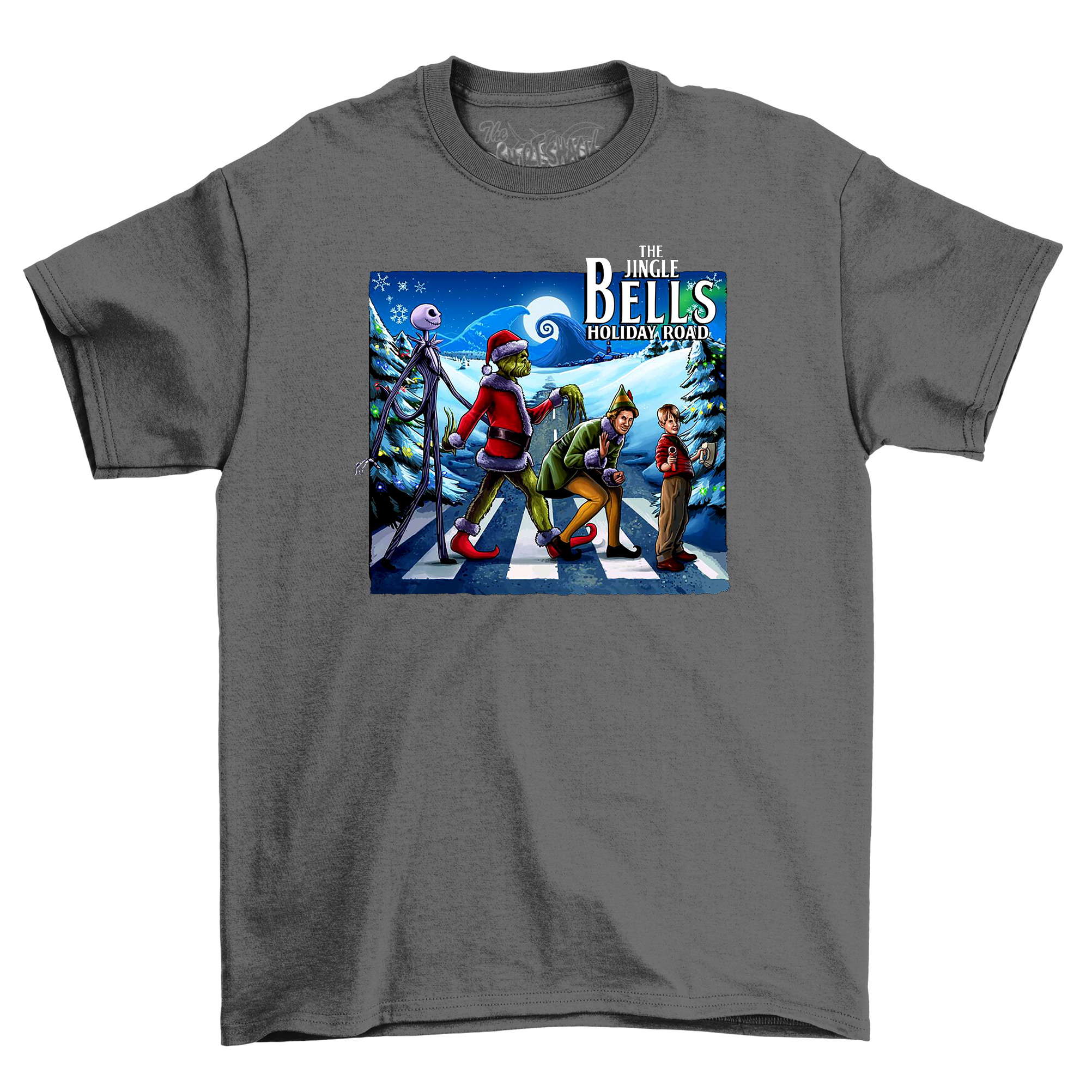 Jingle Bell Road T-Shirt - Beatlemania meets Christmas Cheer! Lustiges Unisex Design - Bild 19 von 46
