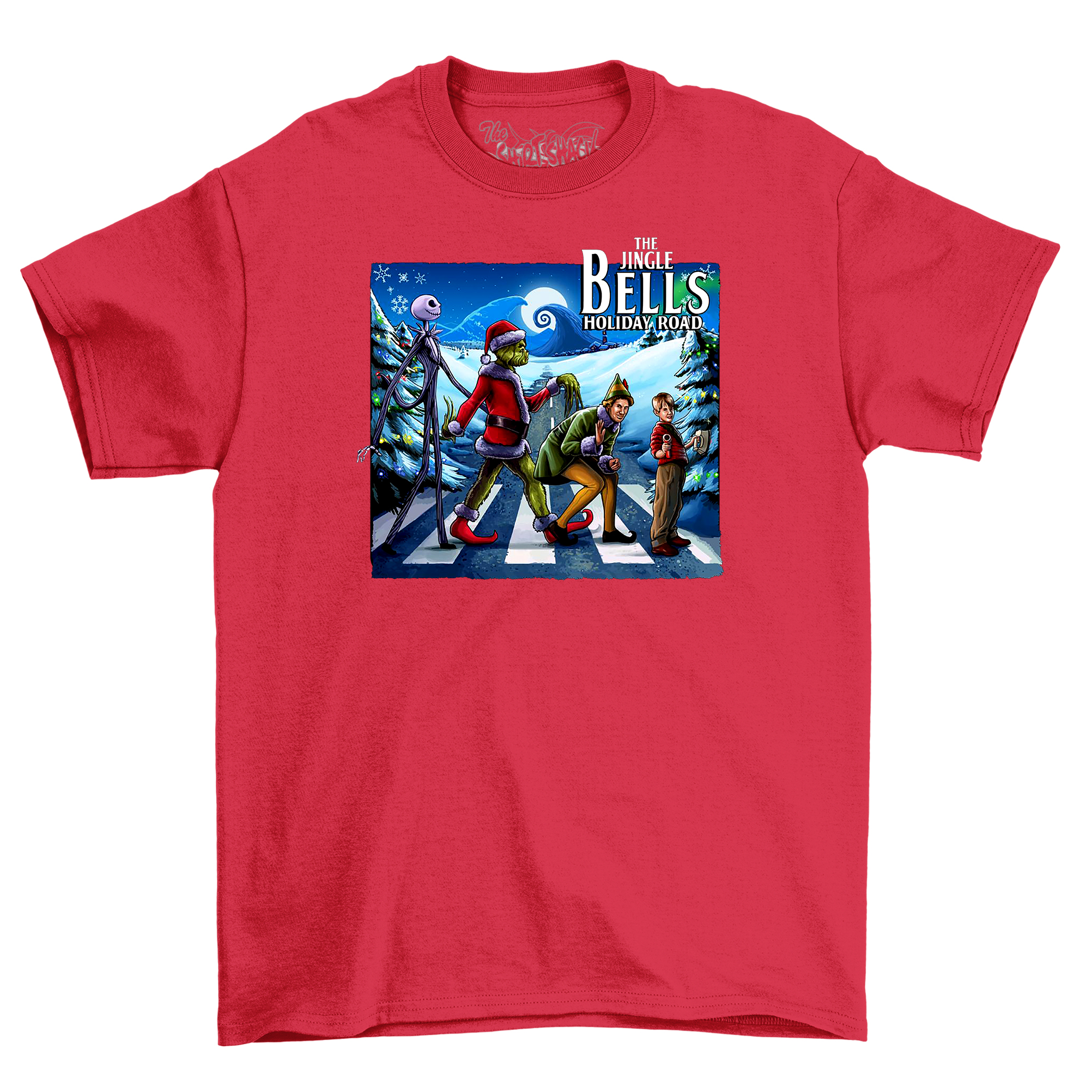 Jingle Bell Road T-Shirt - Beatlemania meets Christmas Cheer! Lustiges Unisex Design - Bild 33 von 46