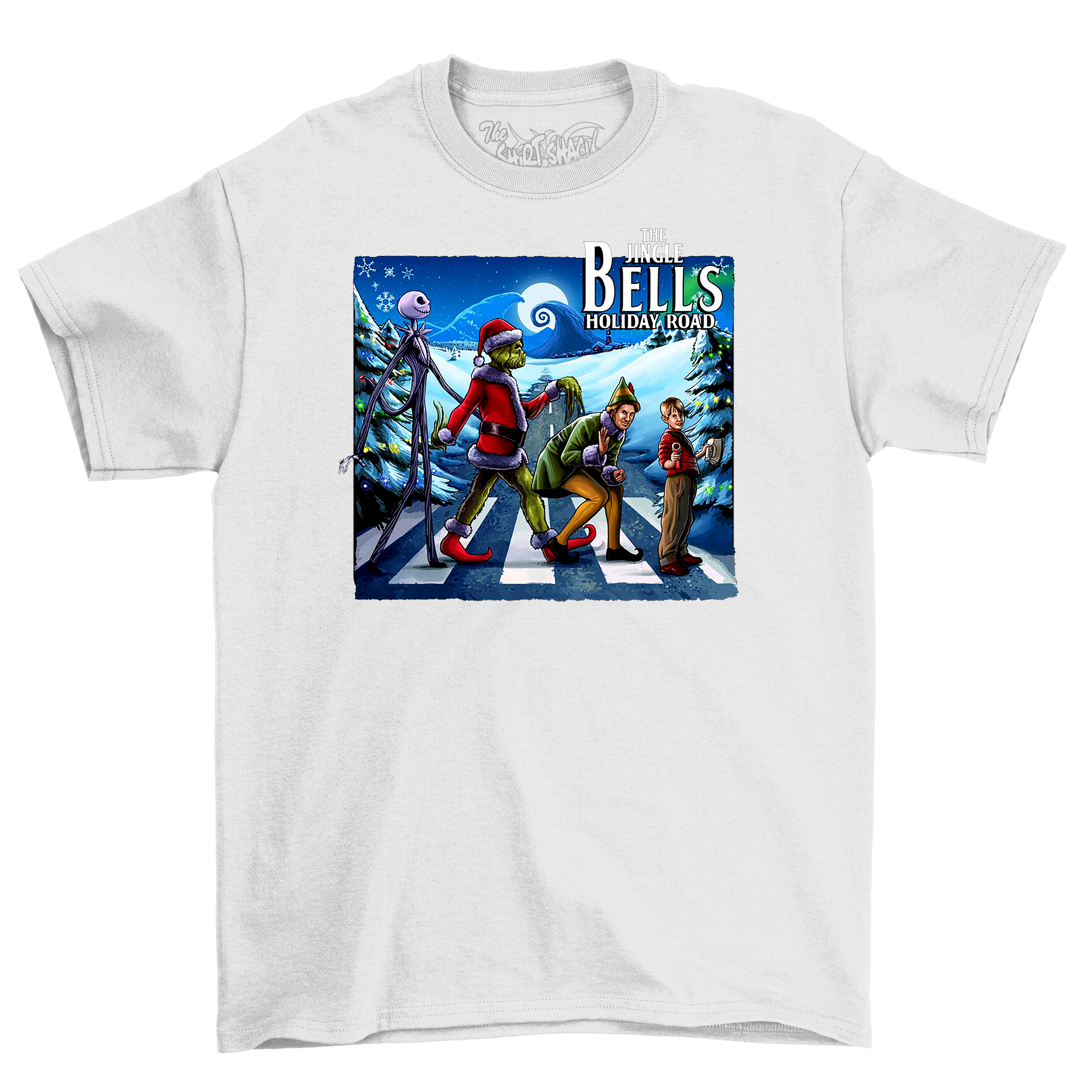 Jingle Bell Road T-Shirt - Beatlemania meets Christmas Cheer! Lustiges Unisex Design - Bild 40 von 46