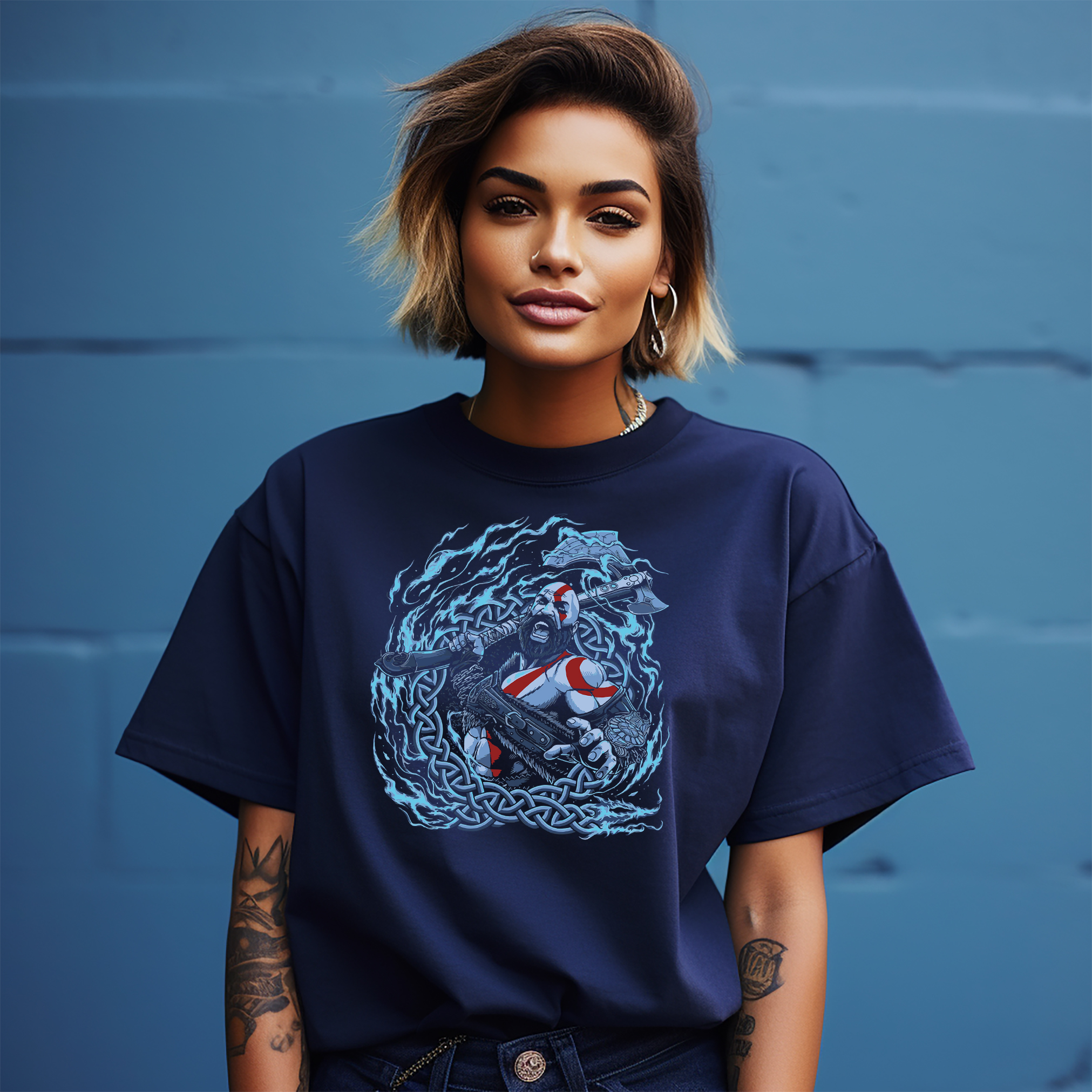 Bereiten Sie sich auf Ragnarok vor mit diesem epischen T-Shirt! Motorrad Wikinger Vibes, lustig und - Bild 15 von 46