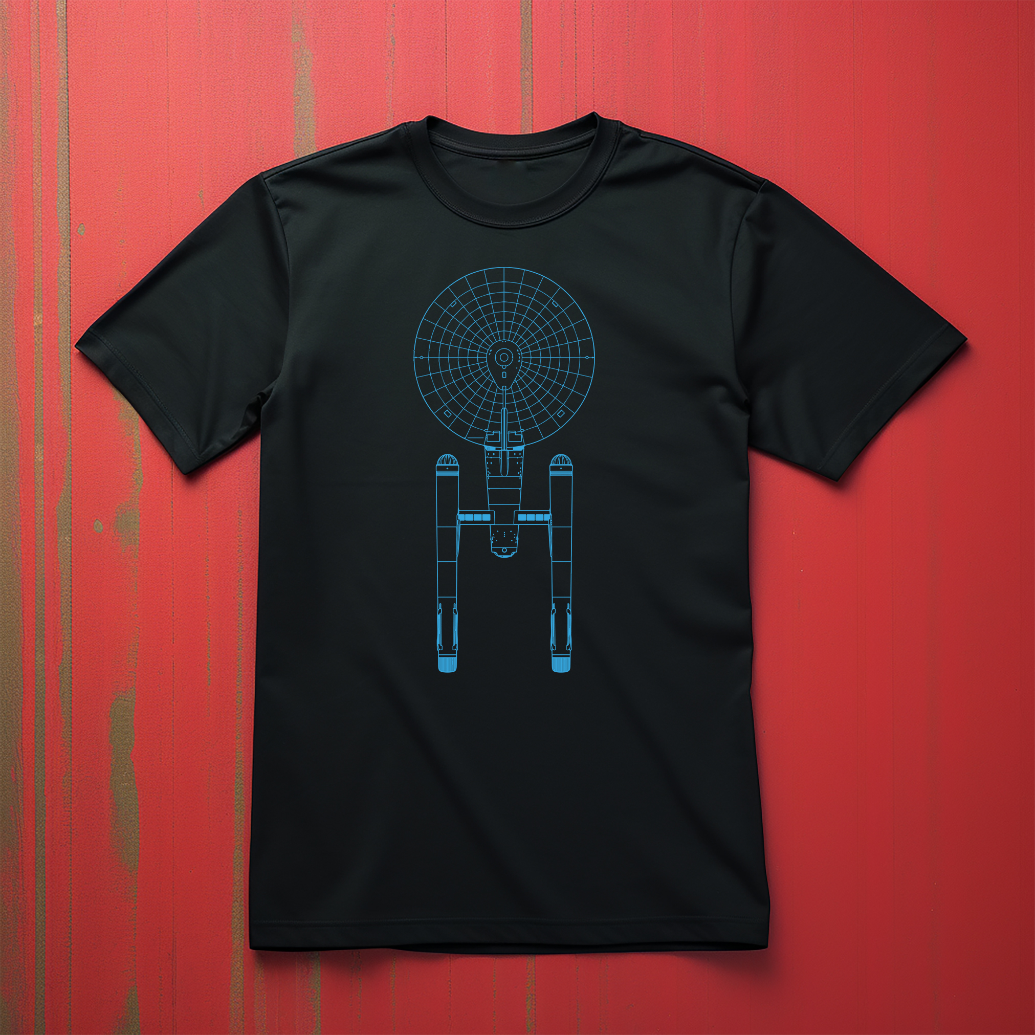 Constitution Class Ship T-shirt - Engage in Style with this Funny Tee! - Picture 13 of 46