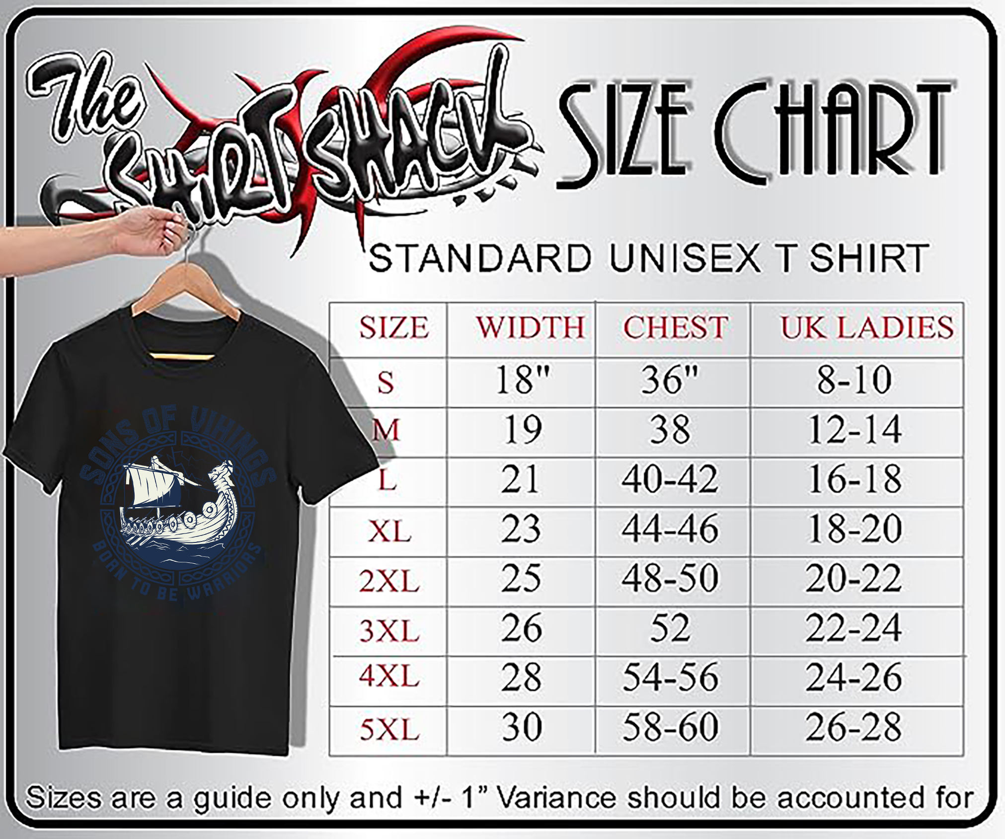 T-Shirt "Sons Of Vikings Born Warriors" Wikingerschiff - lustig & wild! Unleash - Bild 17 von 38