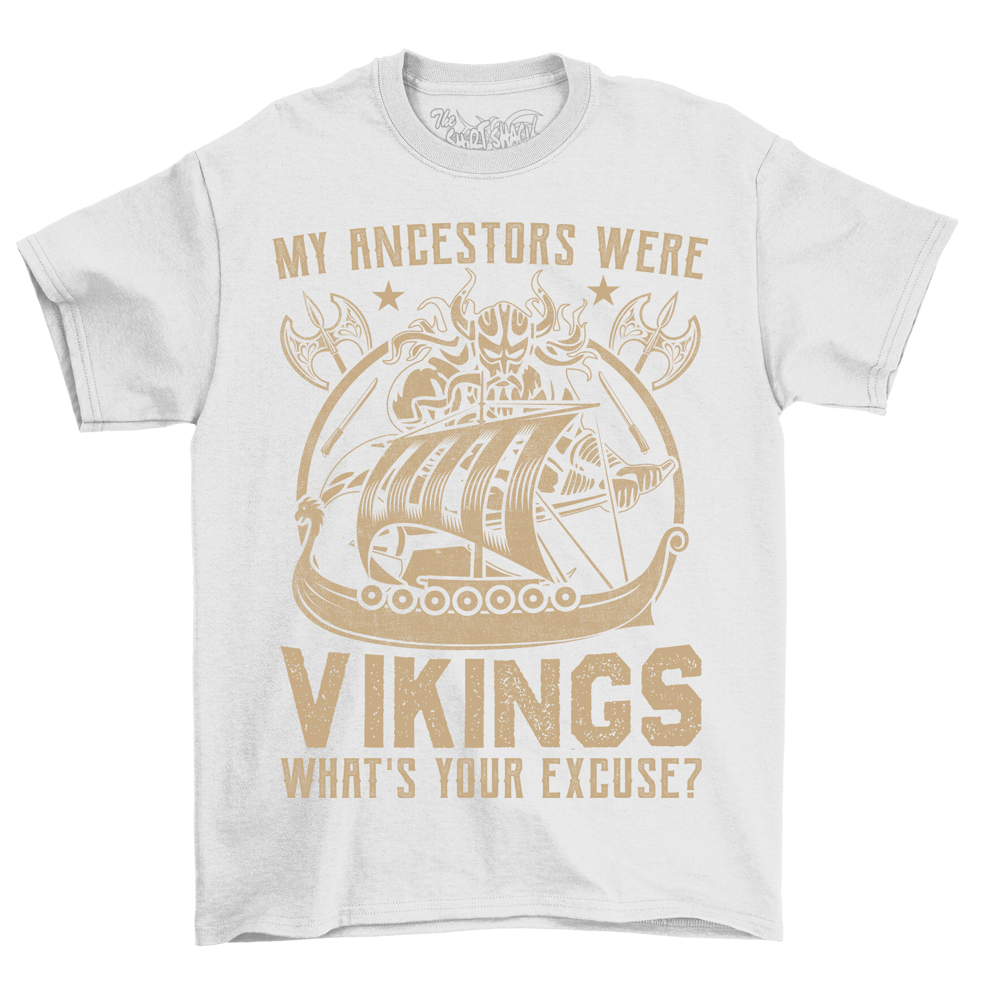 Lustiges T-Shirt "My Ancestors Were Vikings" - 100% Baumwolle, Unisex Design. Embrace Yo - Bild 32 von 38