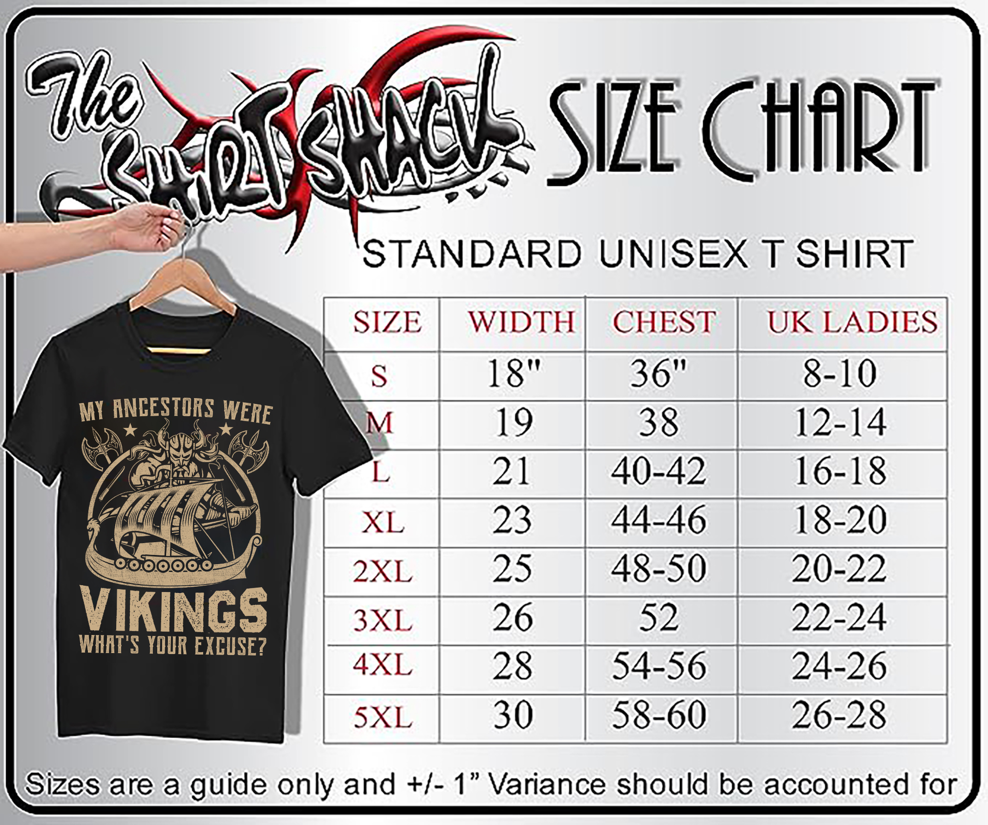 Lustiges T-Shirt "My Ancestors Were Vikings" - 100% Baumwolle, Unisex Design. Embrace Yo - Bild 17 von 38