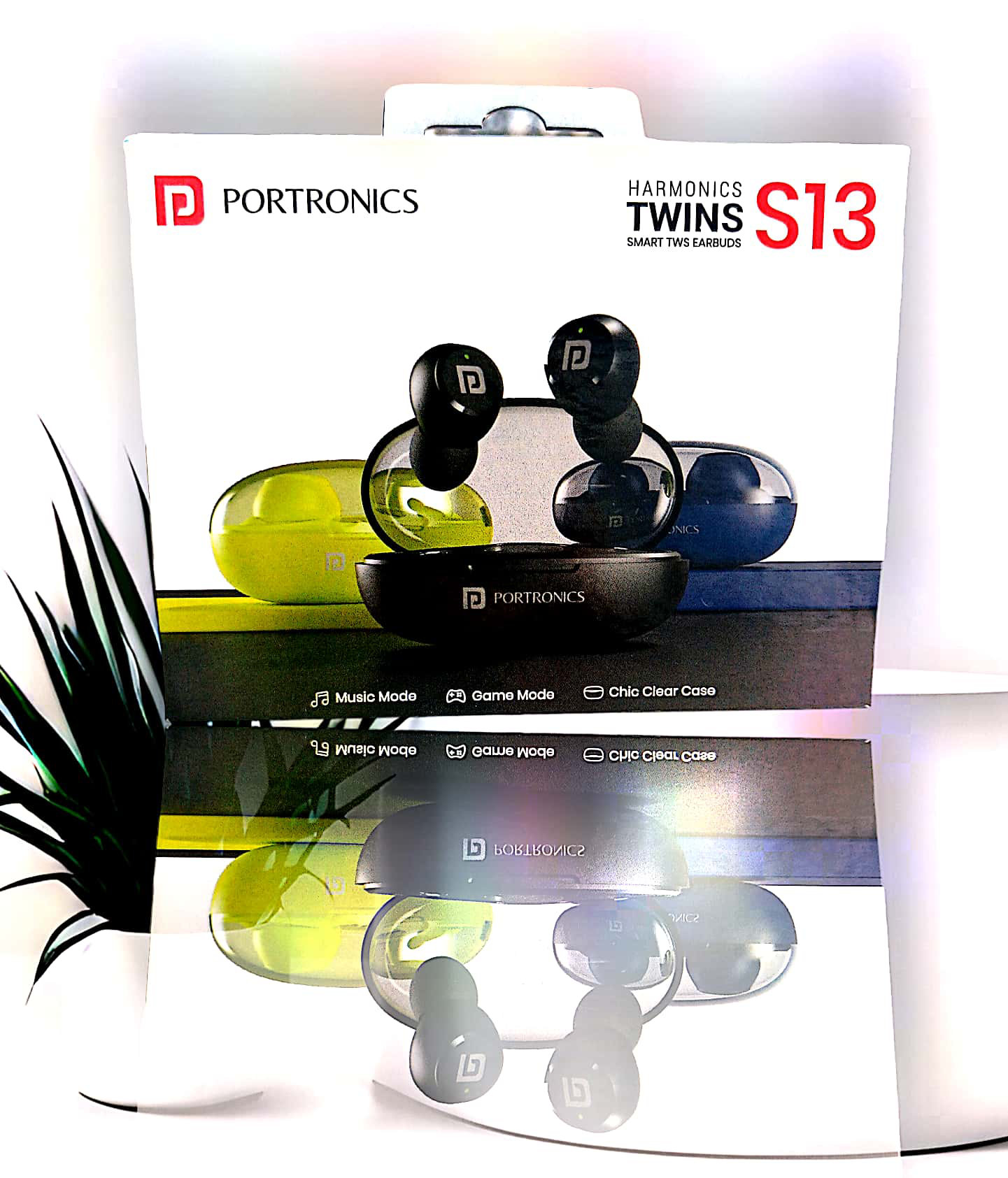 PORTRONICS  Portronics Harmonics Twins S13 True Wireless Earbuds (Black)