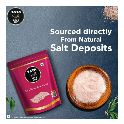 Tata Salt Himalayan Rock Salt (Sealable Pouch) - 1 Kg, No Return