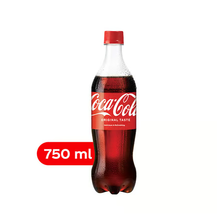 Coca-Cola Soft Drink (750 ml) - Pack of 2 - 2 X 750 ml, No Return