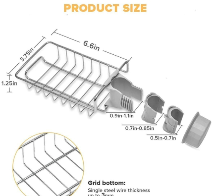 SS FAUCET RACK - 1 PCS