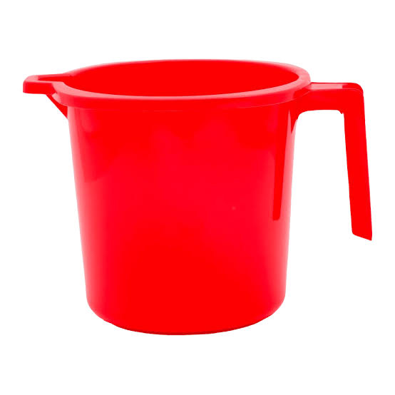 Plain Disposable Plastic Cups 500 ml - Red