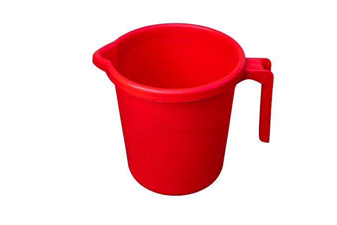 Plain Disposable Plastic Cups 500 ml - Red