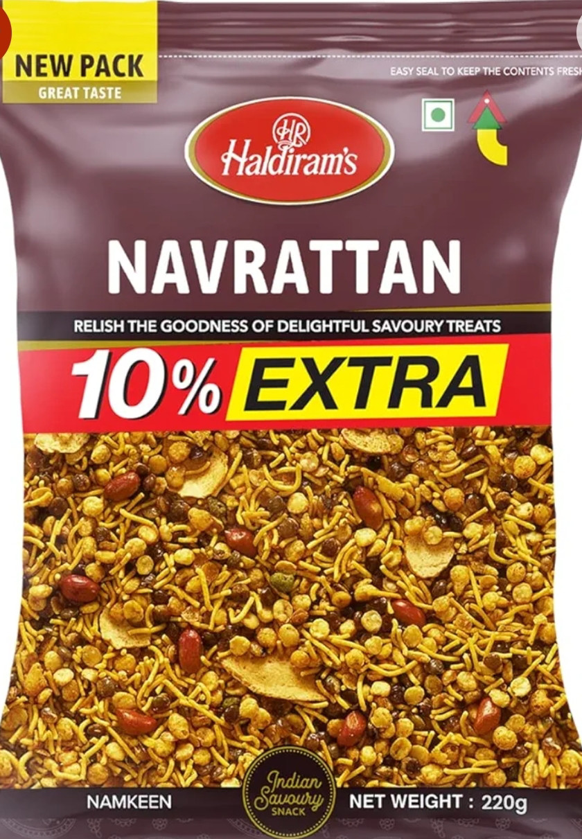 Haldiram Navratan Mixture 220gm