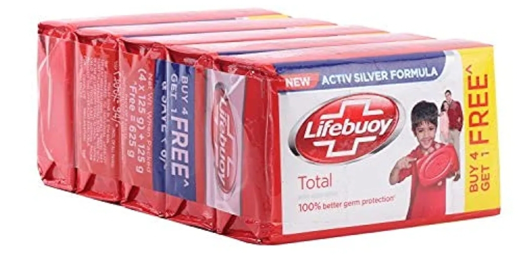 Lifebouy Sabun 625gm [Pack Of 5 Units]