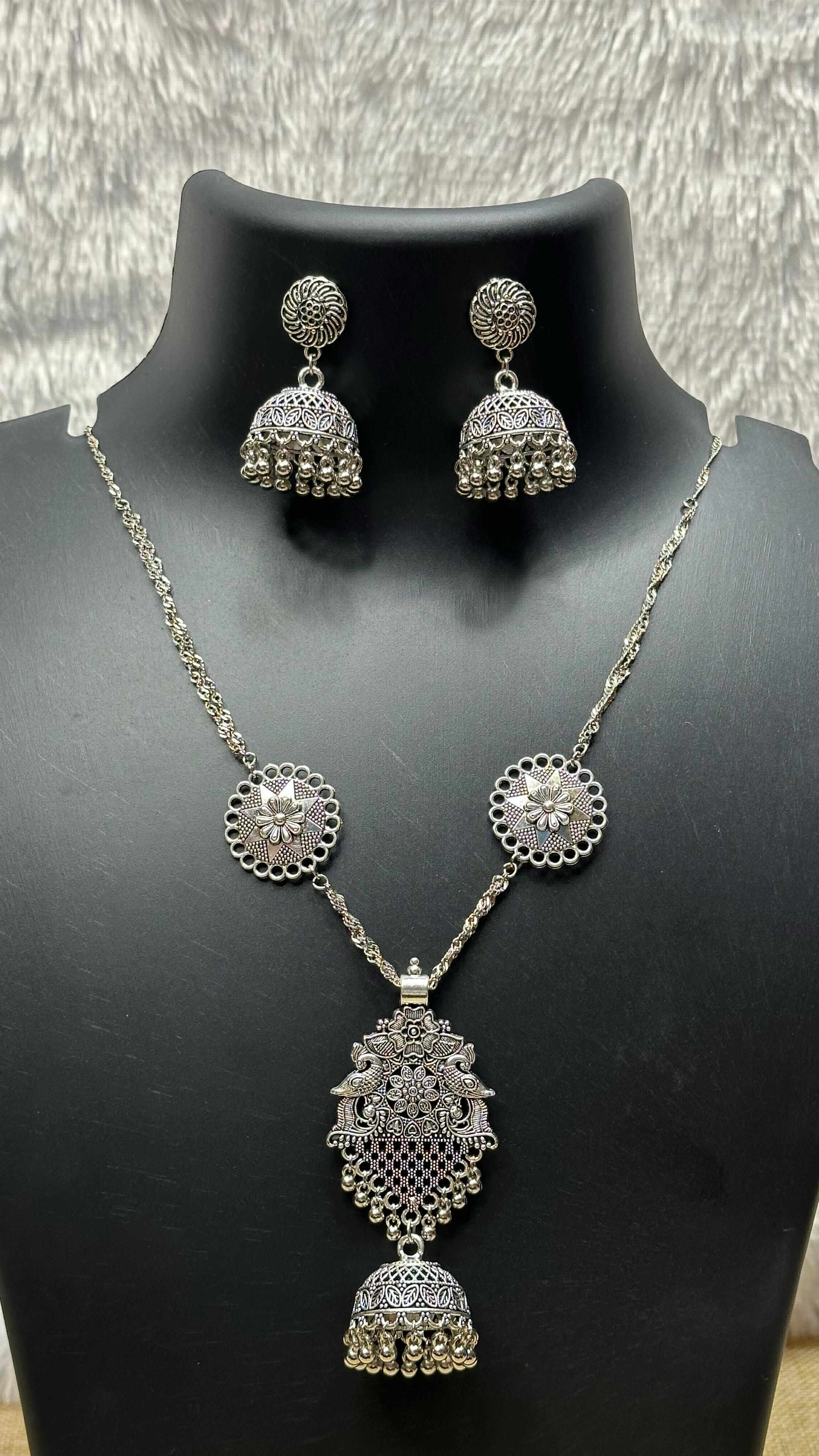 Jhumkha Neckpiece Set