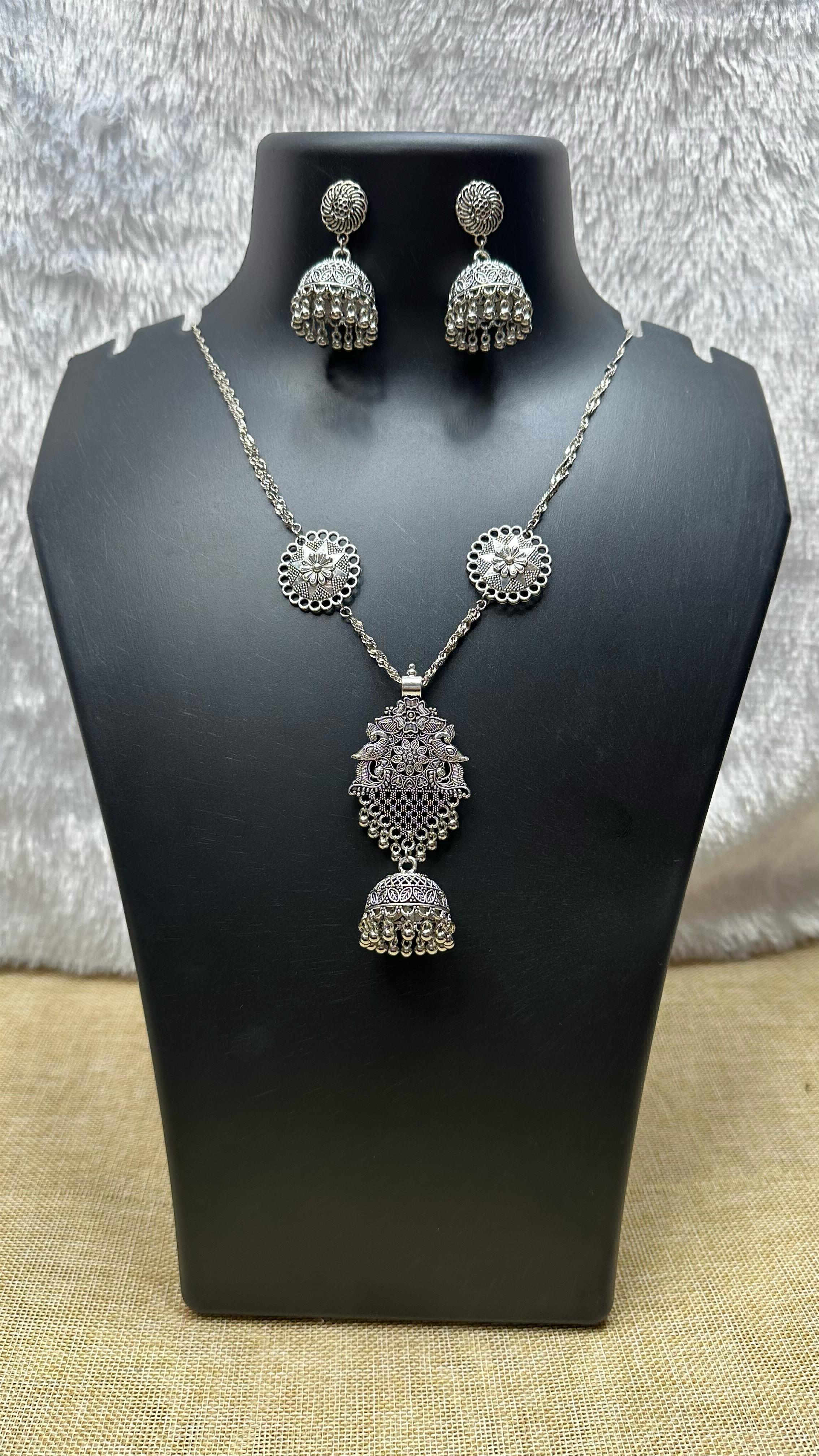 Jhumkha Neckpiece Set