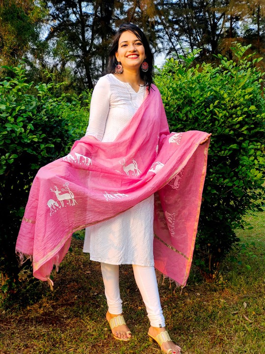 Ethnic Motifs Printed Chanderi Dupatta