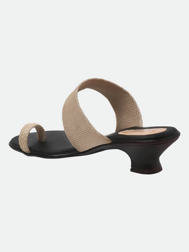 Women Heels Sandal  (Beige , 3)
