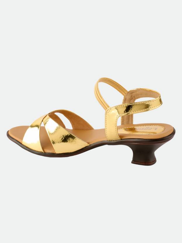 Women Heels Sandal  (Black , 8)