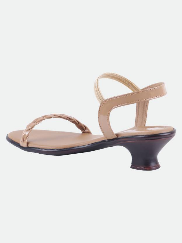 Women Heels Sandal  (White , 5)