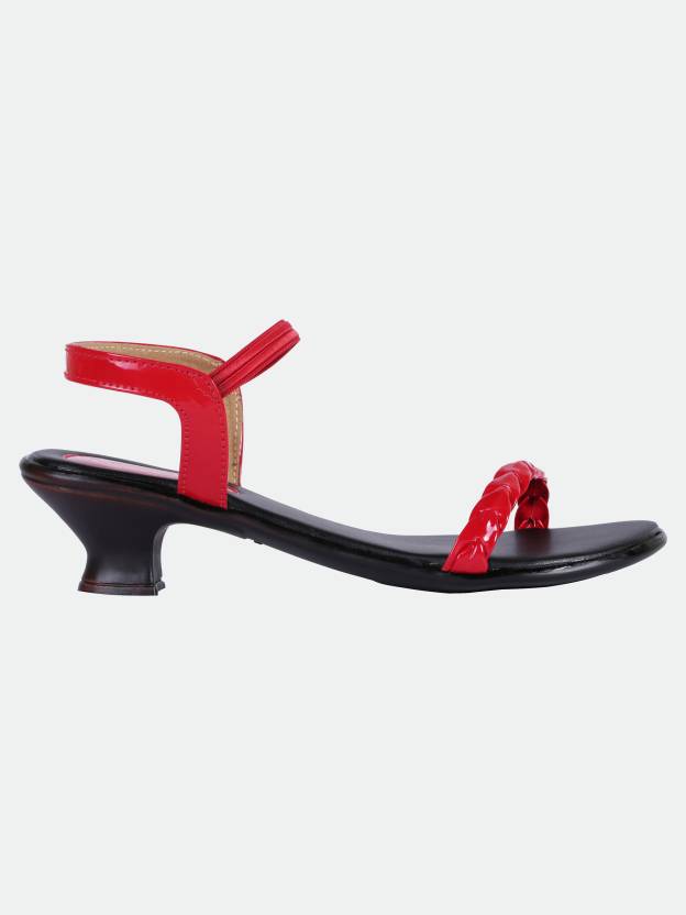 Women Heels Sandal  (White , 5)