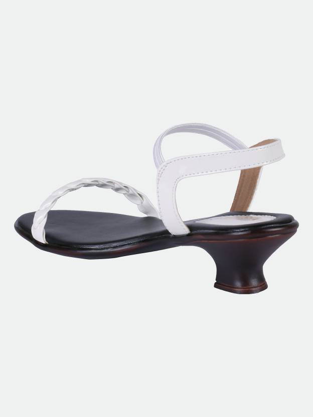 Women Heels Sandal  (Black , 7)