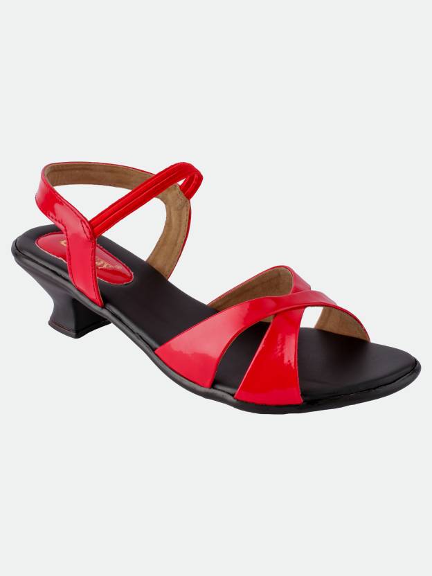 Women Heels Sandal  (Gold , 7)
