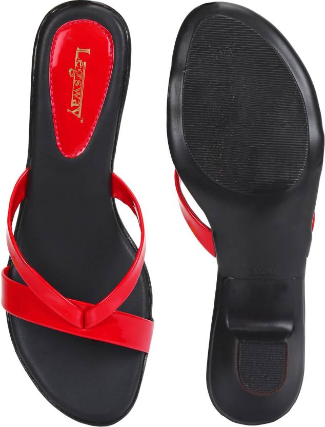 Women Heels Sandal  (Black , 38)
